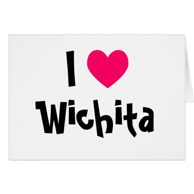 I Love Wichita (Voorkant Horizontaal)