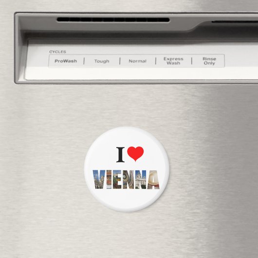 I Love Wien Austria Magneet (Insitu (Vaatwasser))
