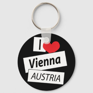 I Love Wien Austria Sleutelhanger
