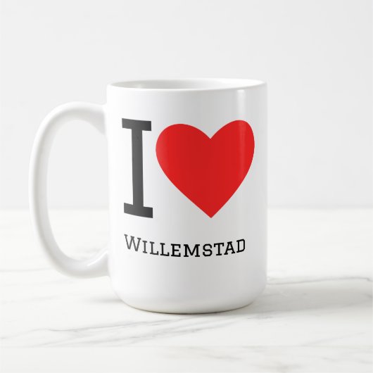 I love Willemstad Koffiemok (Links)