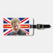 I Love William Bagagelabel (Voorkant horizontaal)