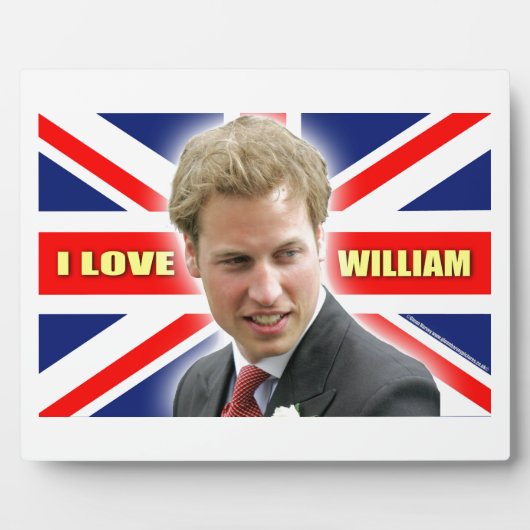 I Love William Fotoplaat (Voorkant)