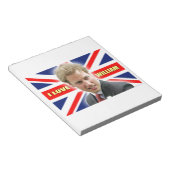 I Love William Notitieblok (Schuin)