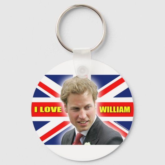 I Love William Sleutelhanger (Voorkant)