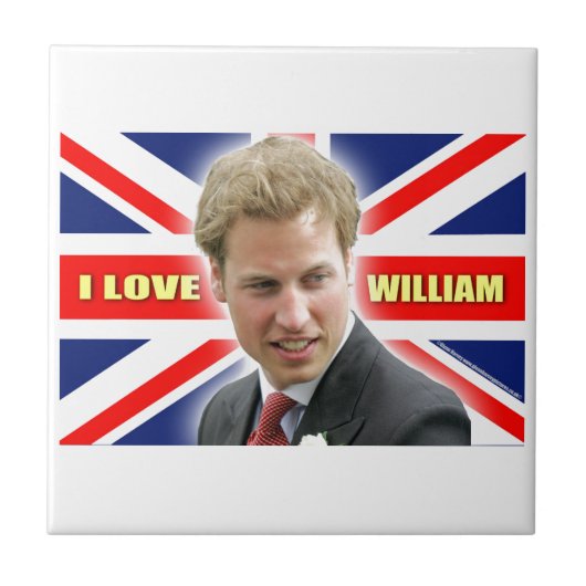 I Love William Tegeltje (Voorkant)
