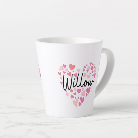 I love Willow Latte Mok (Rechterhoek)