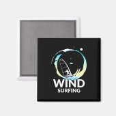 I Love Windsurfing Magneet (Voorkant / Achterkant)