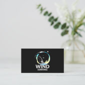 I Love Windsurfing Visitekaartje (Staand voorkant)