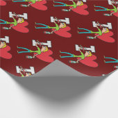 I Love Wine Cadeaupapier (Hoek)