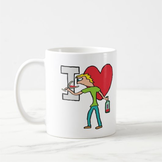 I Love Wine Koffiemok (Links)