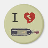 I Love Wine Magneet (Voorkant)