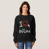 I Love Wine Trui (Voorkant volledig)