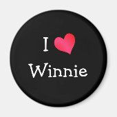 I Love Winnie Magneet (Voorkant)