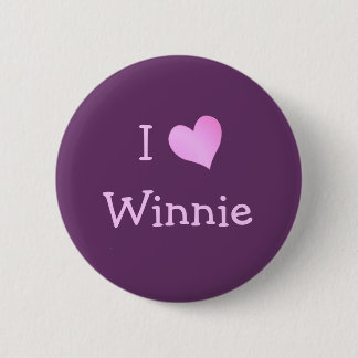 I Love Winnie Ronde Button 5,7 Cm