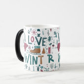 I Love Winter Magische Mok (Voorkant links)