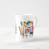 I Love Winter Porselein Kop (Voorkant rechts)
