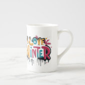 I Love Winter Porselein Kop (Rechts)