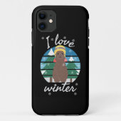 I Love Winter | wintergeschenk | winterliefhebbers Case-Mate iPhone Case (Achterkant)