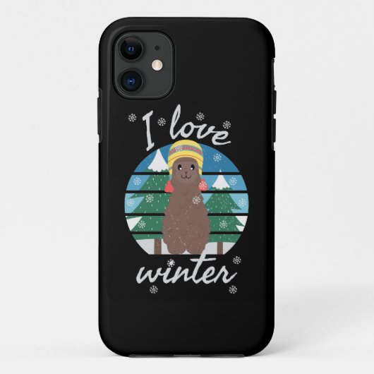 I Love Winter | wintergeschenk | winterliefhebbers Case-Mate iPhone Case (Achterkant)