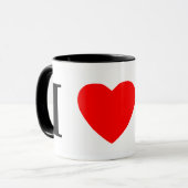 I Love Wire Fox Terriers Mok (Voorkant links)