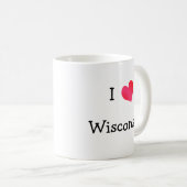 I Love Wisconsin Koffiemok (Voorkant rechts)