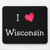 I Love Wisconsin Muismat (Voorkant)