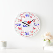 I Love Wiskunde, Cube Roots Wall Clock Grote Klok (Huis)