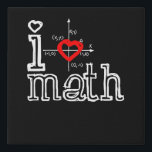 I Love Wiskunde I Heart Wiskunde Mathematics Imitatie Canvas Print<br><div class="desc">I Love Wiskunde I Heart Wiskunde Mathematics</div>