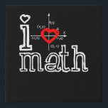 I Love Wiskunde I Heart Wiskunde Mathematics Imitatie Canvas Print<br><div class="desc">I Love Wiskunde I Heart Wiskunde Mathematics</div>