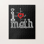 I Love Wiskunde I Heart Wiskunde Mathematics Legpuzzel<br><div class="desc">I Love Wiskunde I Heart Wiskunde Mathematics</div>