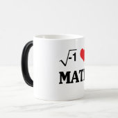 I Love Wiskunde Magische Mok (Voorkant links)