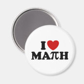 I Love Wiskunde Magneet (Voorkant / Achterkant)
