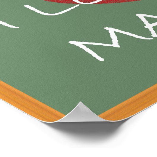 I Love Wiskunde Poster (Hoek)