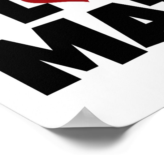 I Love Wiskunde Poster (Hoek)