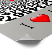 I Love Wiskunde Poster (Hoek)