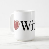 I LOVE WITCHES KOFFIEMOK (Voorkant links)