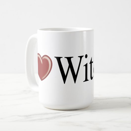I LOVE WITCHES KOFFIEMOK (Voorkant links)
