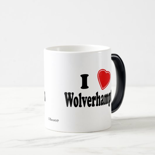 I Love Wolverhampton Magische Mok (Voorkant rechts)