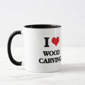 I Love Wood Carving Mok (Links)