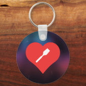 I Love Wooden Spatulas Sleutelhanger (Voorkant)