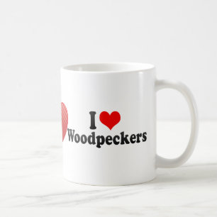 I Love Woodpeckers Koffiemok