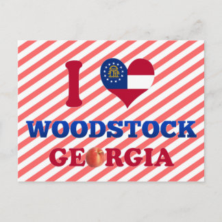 I Love Woodstock, Georgia Briefkaart