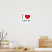 I LOVE WRESTLING POSTER (Keuken)