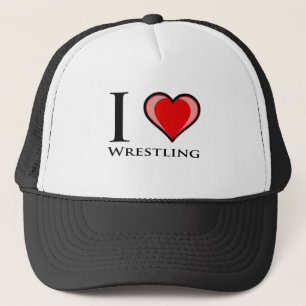 I Love Wrestling Trucker Pet