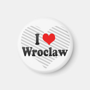 I Love Wroclaw, Poland Magneet
