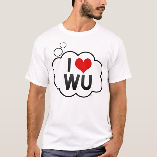 I Love WU T-shirt (Voorkant)
