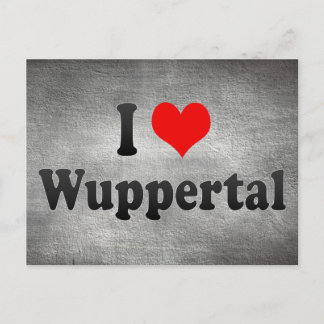 I Love Wuppertal, Germany Briefkaart