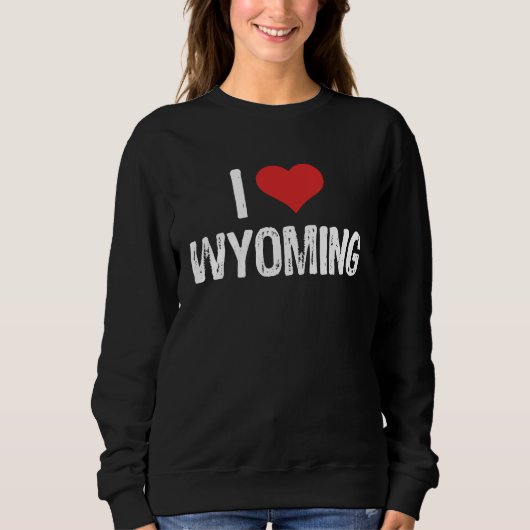 I Love Wyoming Trui (Voorkant)