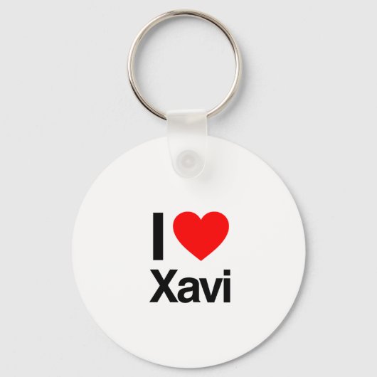 i love xavi sleutelhanger (Voorkant)