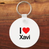 i love xavi sleutelhanger (Voorkant)
